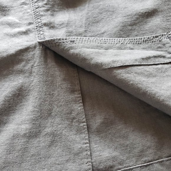 Dalia gray linen blend skirt - Picture 6 of 12